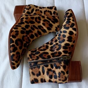 Jcrew Leopard Print Ankle Boots_6.5